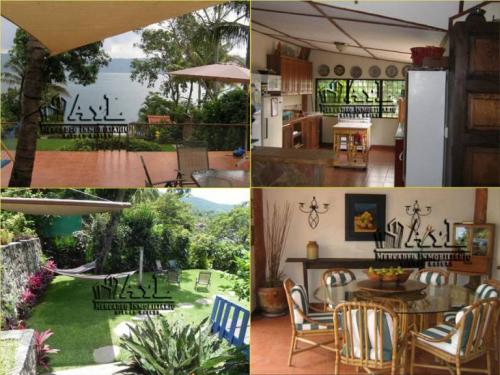 Casa en venta con o sin muebles a la orilla del lago de Coatepeque