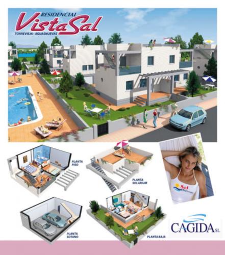 Adosados vistasal 3 dormitorios  con sotano torrevieja