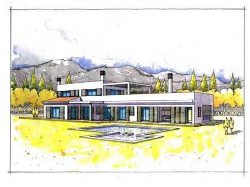 Chalet de nueva construccion. Superficie de la casa: 219m2 .