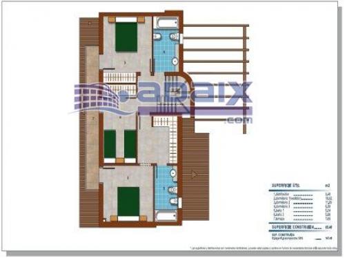 Chalet de 153 m2 mas 67 de jardin. 15 de