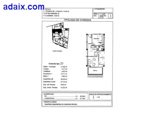 EDIFICIO BUENAVISTA Piso en edificio de tres plantas a la