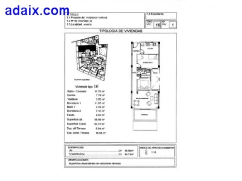 EDIFICIO BUENAVISTA Piso en edificio de tres plantas a la