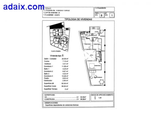 EDIFICIO BUENAVISTA Piso en edificio de tres plantas a la