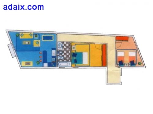 Piso en construcciOn en edifcio de solo dos plantas con