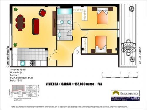 Piso en Paiporta ubicado en Barrio La Florida 2 dormitorios