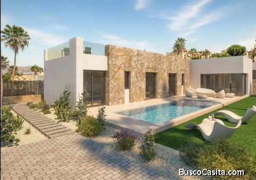 Villas Contemporáneas de Golf en Venta en ALICANTE, ALGORFA ALC-01177