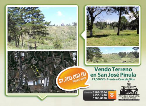 SE VENDE TERRENO FRENTE A CASA DE DIOS