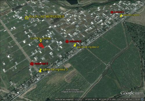 LOTES EN VILLA LAS MERCEDES 7 X 16 mts.2 VILLA CANALES