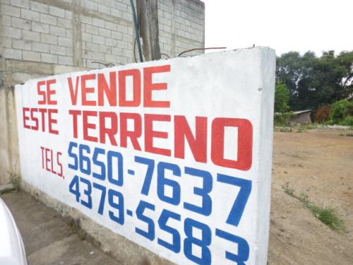 Vendo terreno frente a Mixco por fundal a 30 metros de la carretera