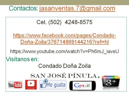 Lindas Casas en Condado Doña Zoila