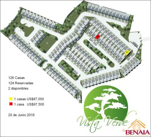 Casas en Vista Verde, San José Pinula