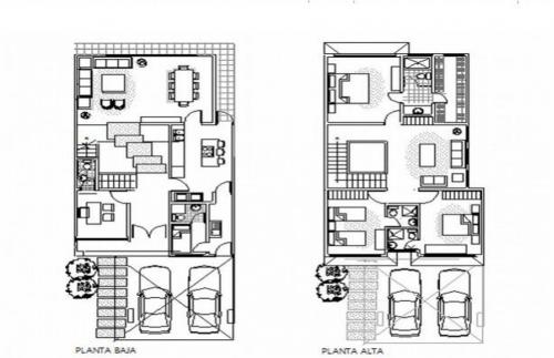 Casa en venta sobre planos zona 15 dentro de garita