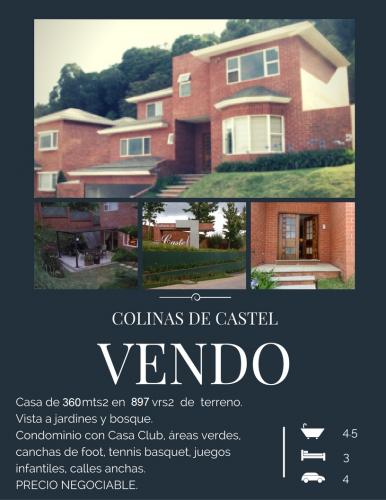 Casa 3 dormitorios, km.18.5 C.Fraijanes,  Colinas de Castel, finos acabados.