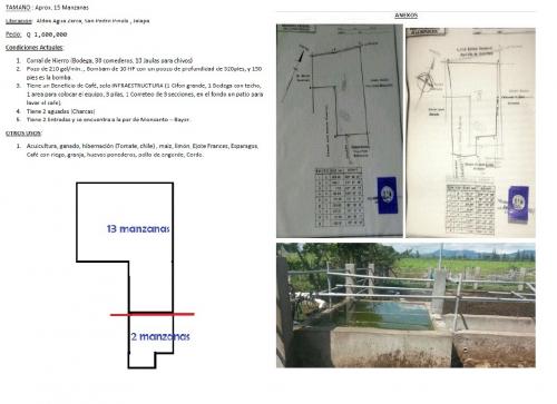 Terreno en venta en JALAPA