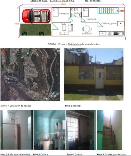 SE VENDE CASA de 1 nivel  en zona 8 de Mixco