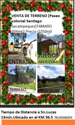 TERRENO EN VENTA en Residenciale MIRALVALLE - Sacatepequez