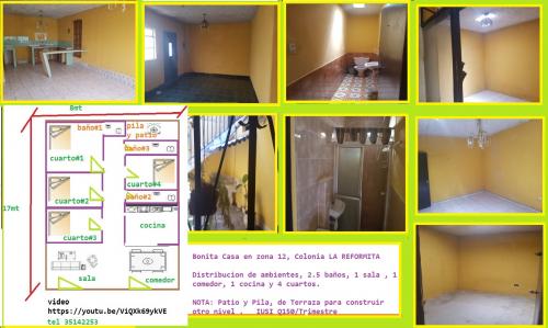 CASA EN VENTA EN ZONA 12 de 1 Nivel