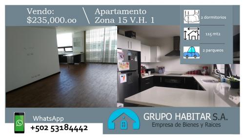 Apartamento en venta Zona 15 Vista Hermosa 2,