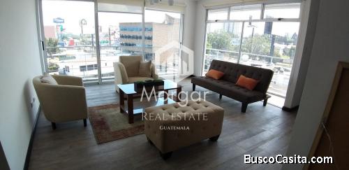Apartamento amueblado en alquiler en zona 10 de 3 dormitorios $. 1,000 cod. 413