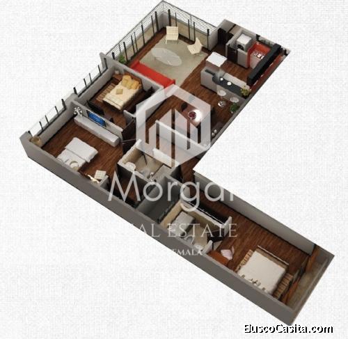 Apartamento en venta en zona 10 de 148 mts en $220,761 de 3 habitaciones /código 445