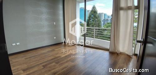 Alquiler Apartamento en zona 15, 2 dormitorios de 110 mts2 en $ 1,010. /Código 438