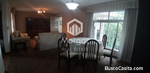 Apartamento amueblado en alquiler en zona 10 de 135 mts en $735 de 2 dormitorios  /código 446