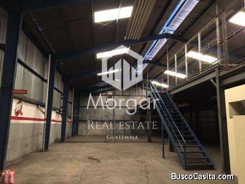  Bodega en alquiler en zona 13 de 1100 mts en $4,032/código 506