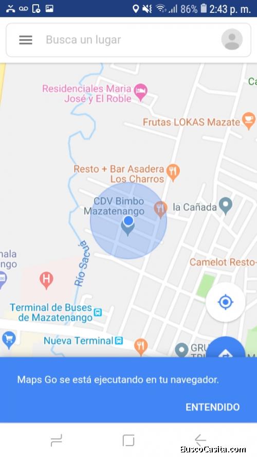 30x40 en colonia Aceituno de Mazatenango 