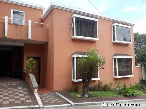 CityMax Diamond vende casa en condominio zona 16 atrás de Hospital Militar