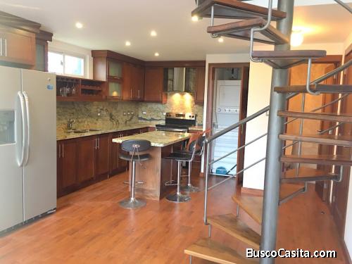 Apartamento amueblado en renta zona 16