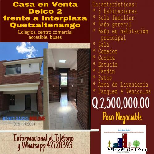 Casa en Venta Delco II Quetzaltenango en Guatemala