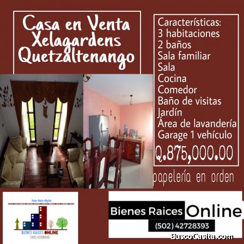 Casa en Venta Xela Gardens Quetzaltenango en Guatemala