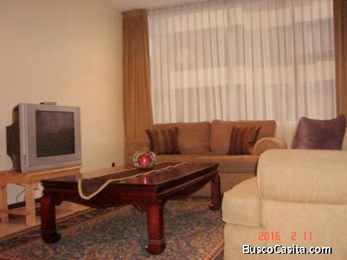 Apartamento en amueblado y equipado en renta zona 10