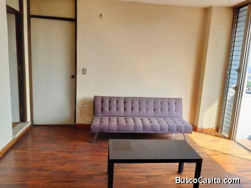 Apartamento en renta  semi-amueblado  zona 9