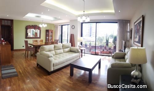 Alquilo apartamento amueblado zona 10