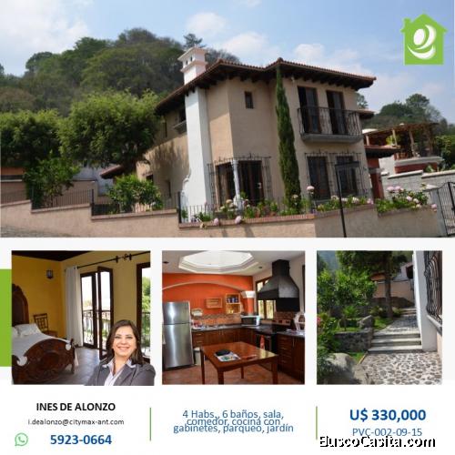 CITYMAX ANTIGUA VENDE CASA EN  ANTIGUA GT
