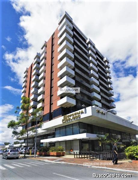 Apartamento amueblado en zona 9 de 1 Habitación y 1 Parqueo | AGT118