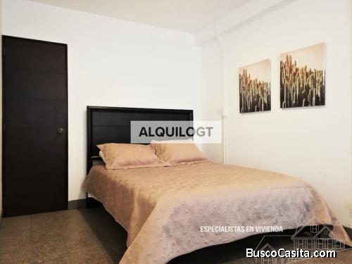 Apartamento amueblado en zona 1 de 1 Habitación  | AGT480