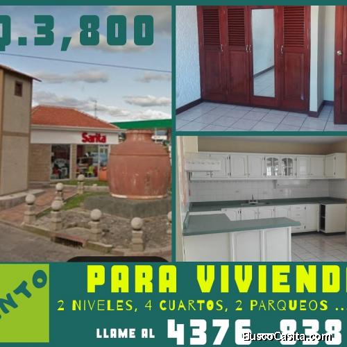 EN XELA Z.3 CERCA DE LA FLORESTA Y TINAJON RENTO VIVIENDA Q.3,800 mil, no neg