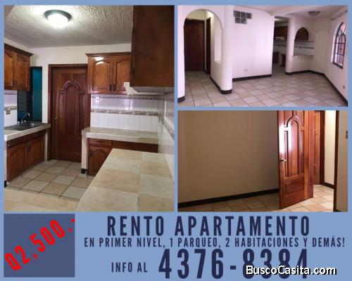 RENTO APARTAMENTO EN XELA, Z.1 A 4 CUADRAS DE ESTADIO MARIO CAMPOSECO, CERCA DE U. LANDIVAR Y 12 AV 