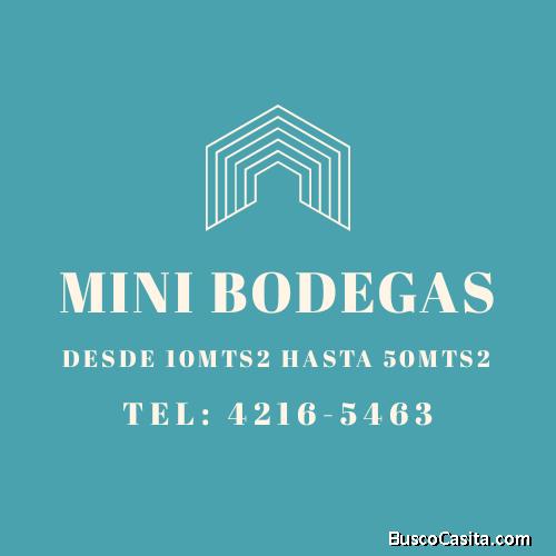 Mini Bodegas Desde 10mts2 hasta 50mts