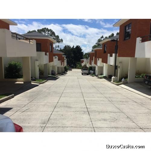 ALQUILO CASA EN FRAIJANES SEMI AMUEBLADA EN BOSQUE ESCONDIDO KM 22 