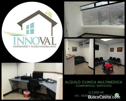Alquilo Clínica en Multimedica Compartida