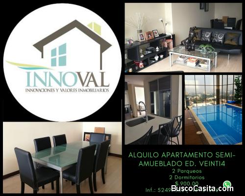 Aparramento Semi-Amueblado en Zona 10 Torre Pradera