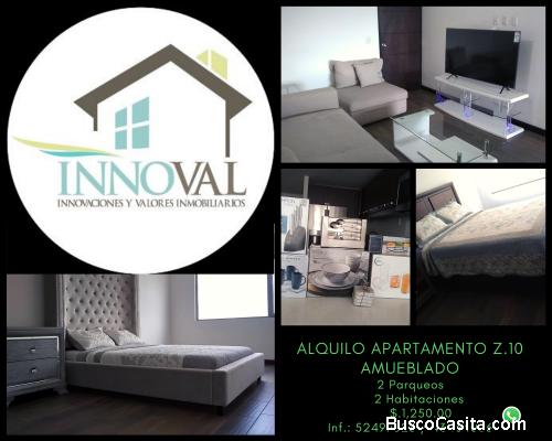 Alquilo Apartamento en Z.10 Completamente Amueblado y Equipado