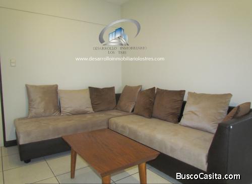 APARTAMENTO EN RENTA TOTALMENTE AMUEBLADO A MEDIA CUADRA DE LAS AMÉRICAS