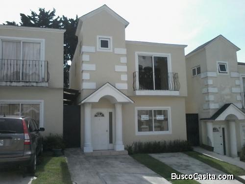 Alquilo casa 2 niveles condominio mucha Tranquilidad 