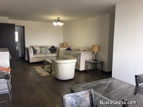 Apartamento amueblado en renta zona 10
