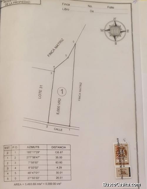 Terreno en venta en Residenciales Las Orquídeas San Cristóbal Sector A-1