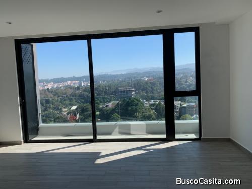 Apartamento en renta de 3 habitaciones y habitación de servicio en zona 15